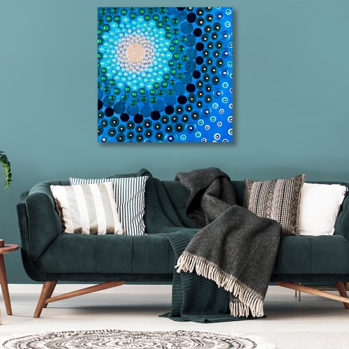 Canvas - Vibrant Blue