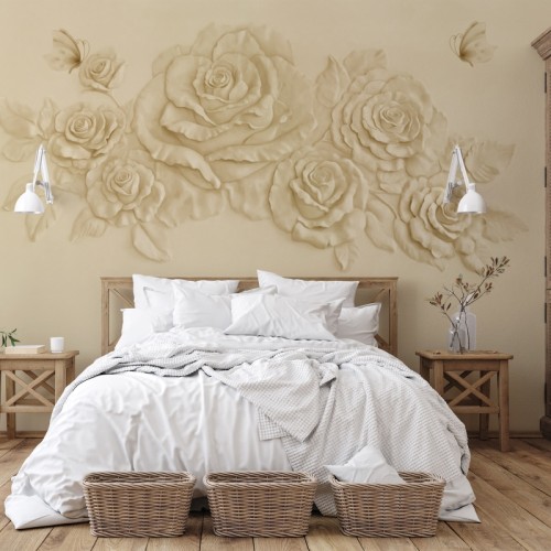 Blind Embossed Flowers