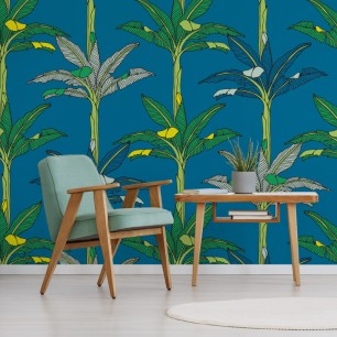 Palms – Dark Blue