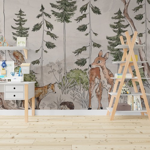Animals in Forest